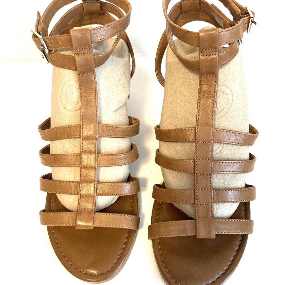 Gianni Bini Gladiator Style Brown Sandals Size 8M - Picture 2 of 8